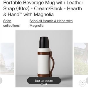 Magnolia Hearth & Hand thermal flask thermos mug